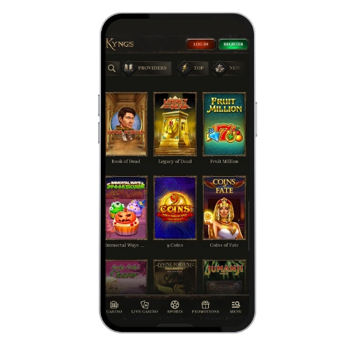 kyngs casino app